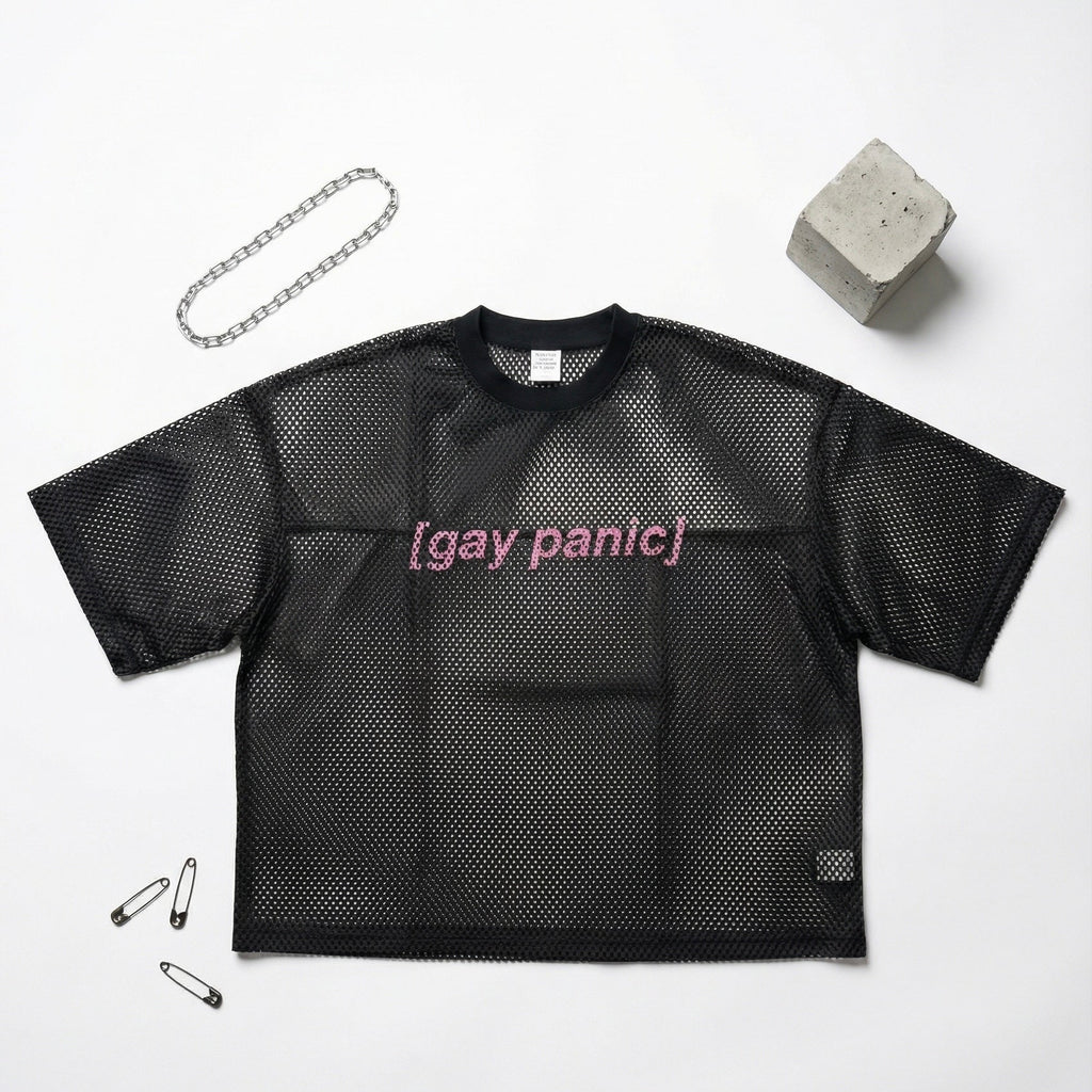 [gay panic] — Mesh Tee