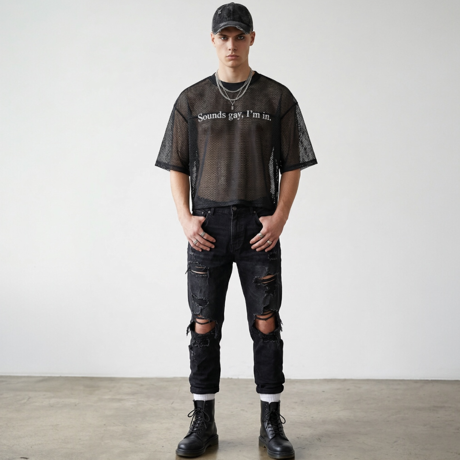 Sounds Gay, I’m in — Mesh Tee